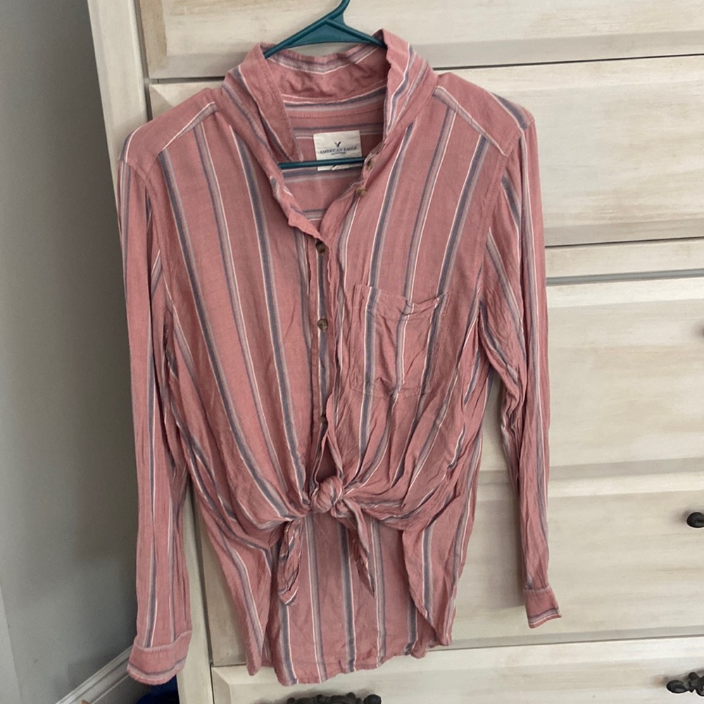 Oversized long sleeved shirt from American Eagle